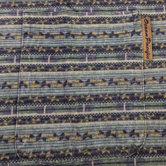 ('90s) OCEAN PACIFIC FIRST WAVE pocket tee - Picture 2 of 3